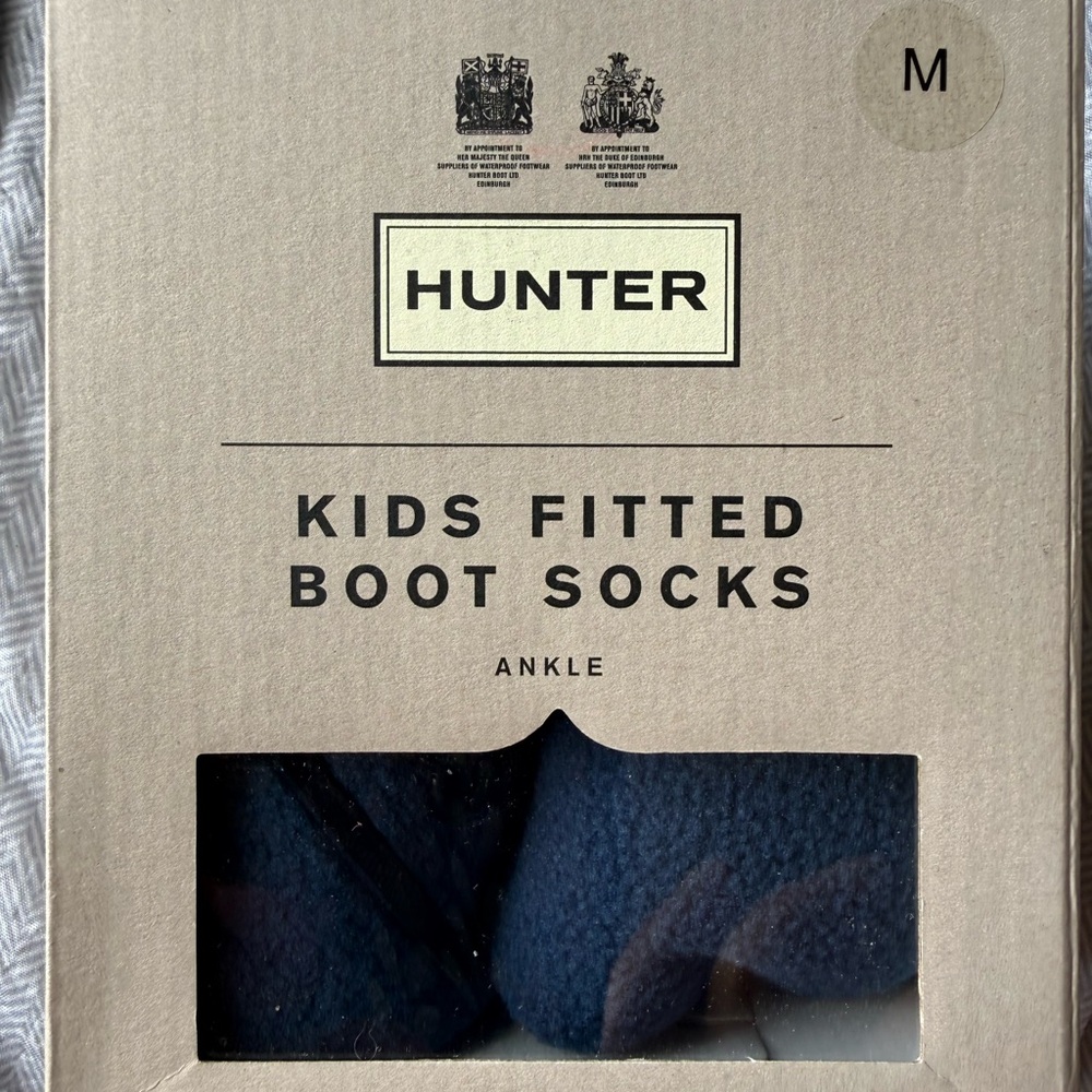 Hunter Kids Ankle Boot Socks - Navy